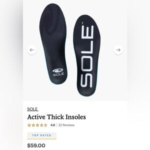 Men’s SOLE Active Thick Insoles